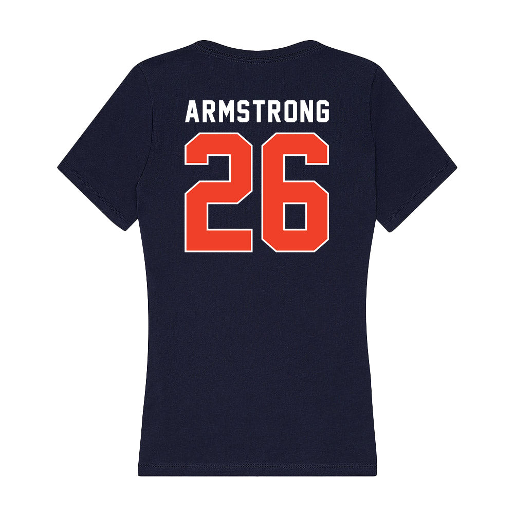 Syracuse - NCAA Women's Ice Hockey : Peyton Armstrong - Women's V-Neck T-Shirt-1