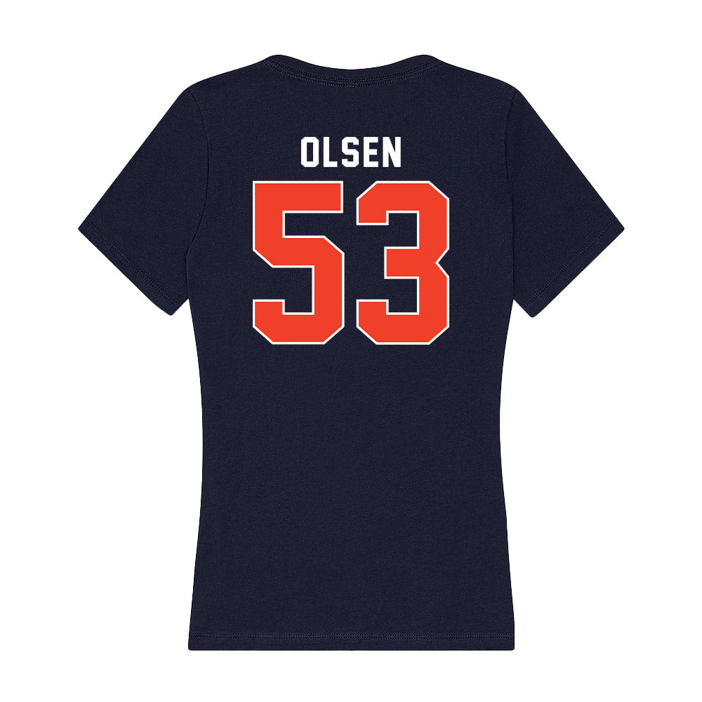 Syracuse - NCAA Football : Ted Olsen - Women's V-Neck T-Shirt-1