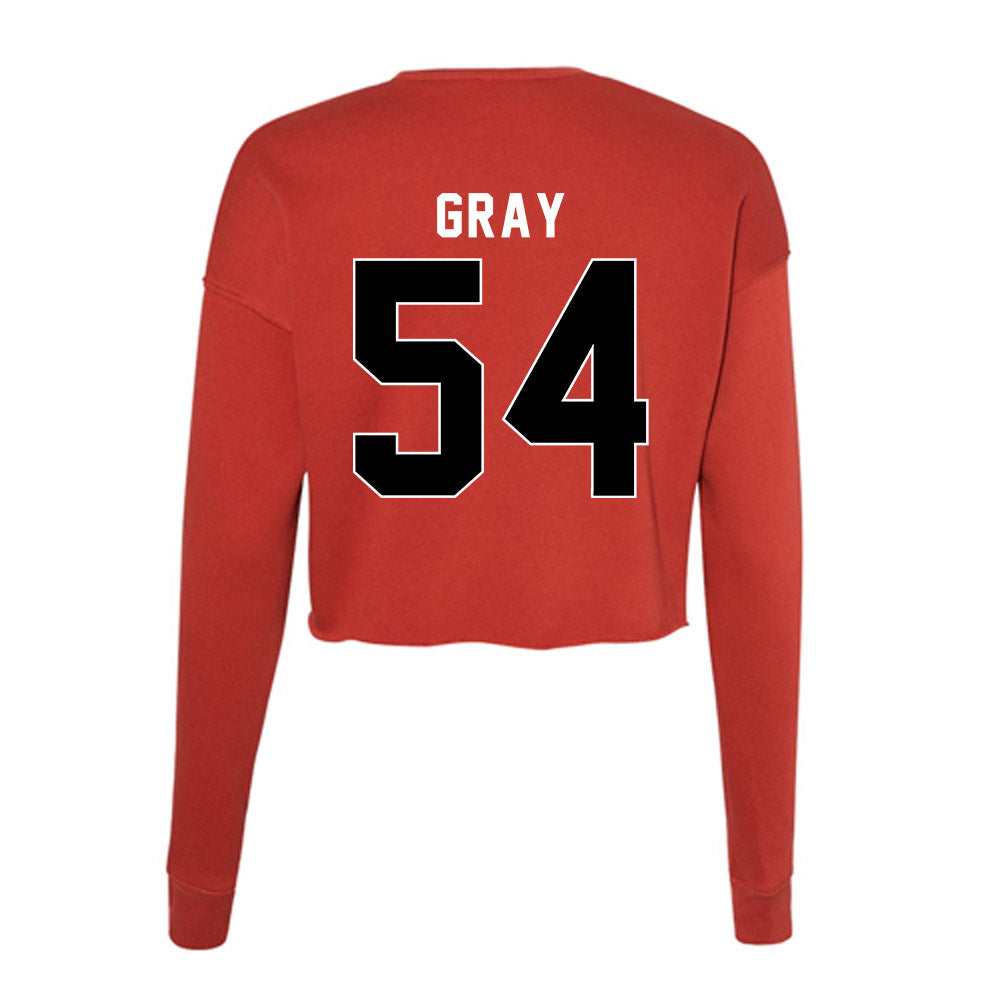 Houston - NCAA Football : Rhett Gray - Women's Cropped Crew Fleece-1