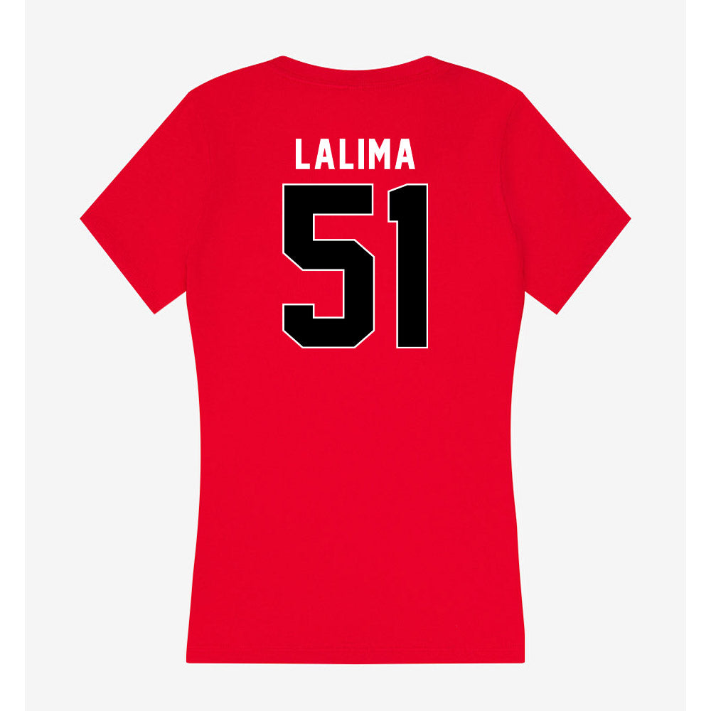 Houston - NCAA Baseball : Jackson LaLima - Women's V-Neck T-Shirt-1