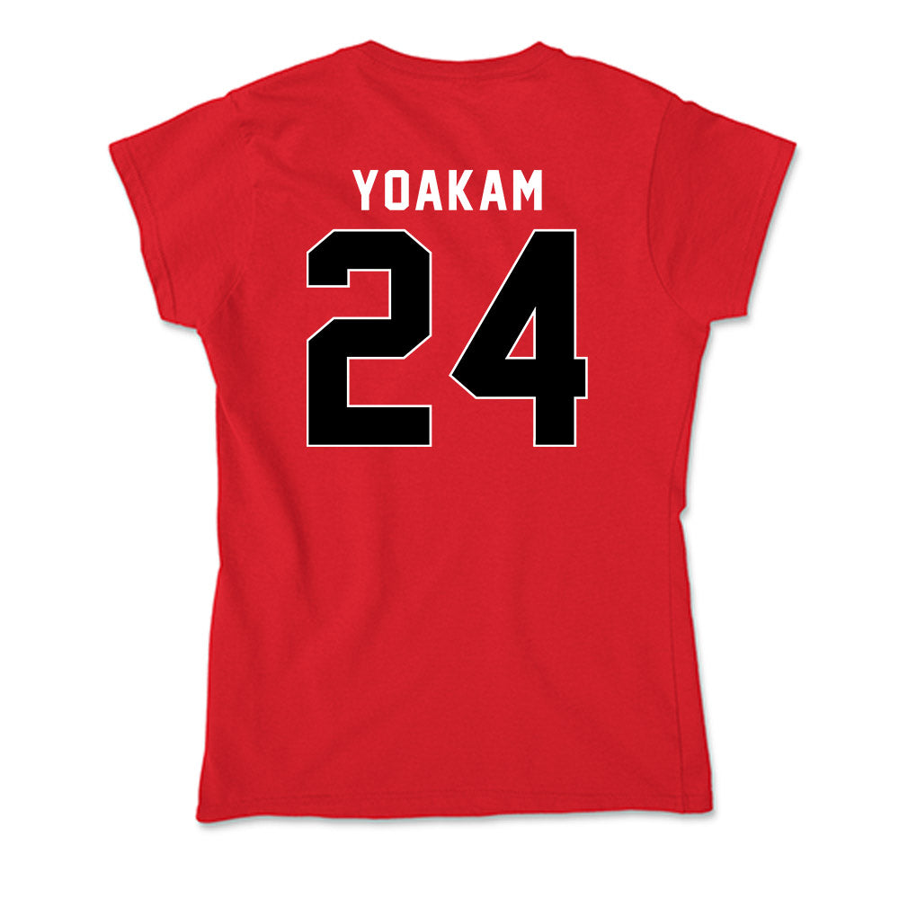 Houston - NCAA Football : Zac Yoakam - Soft Style Women’s T-Shirt-1