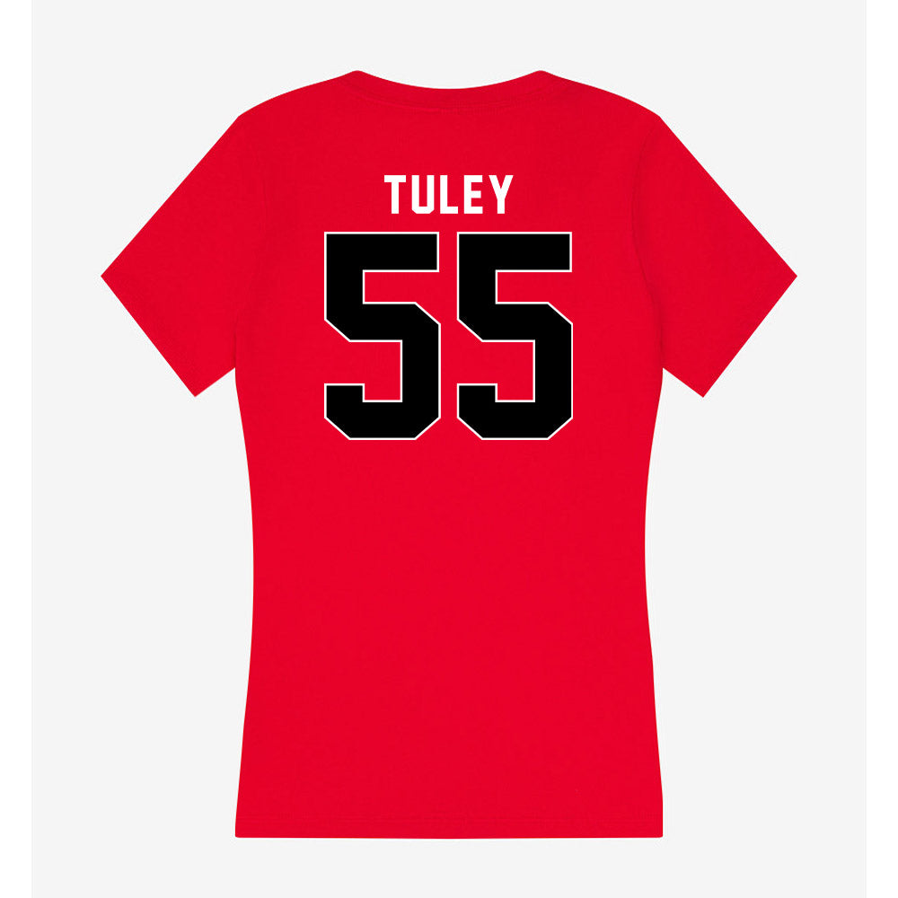 Houston - NCAA Football : Cavan Tuley - Women's V-Neck T-Shirt-1