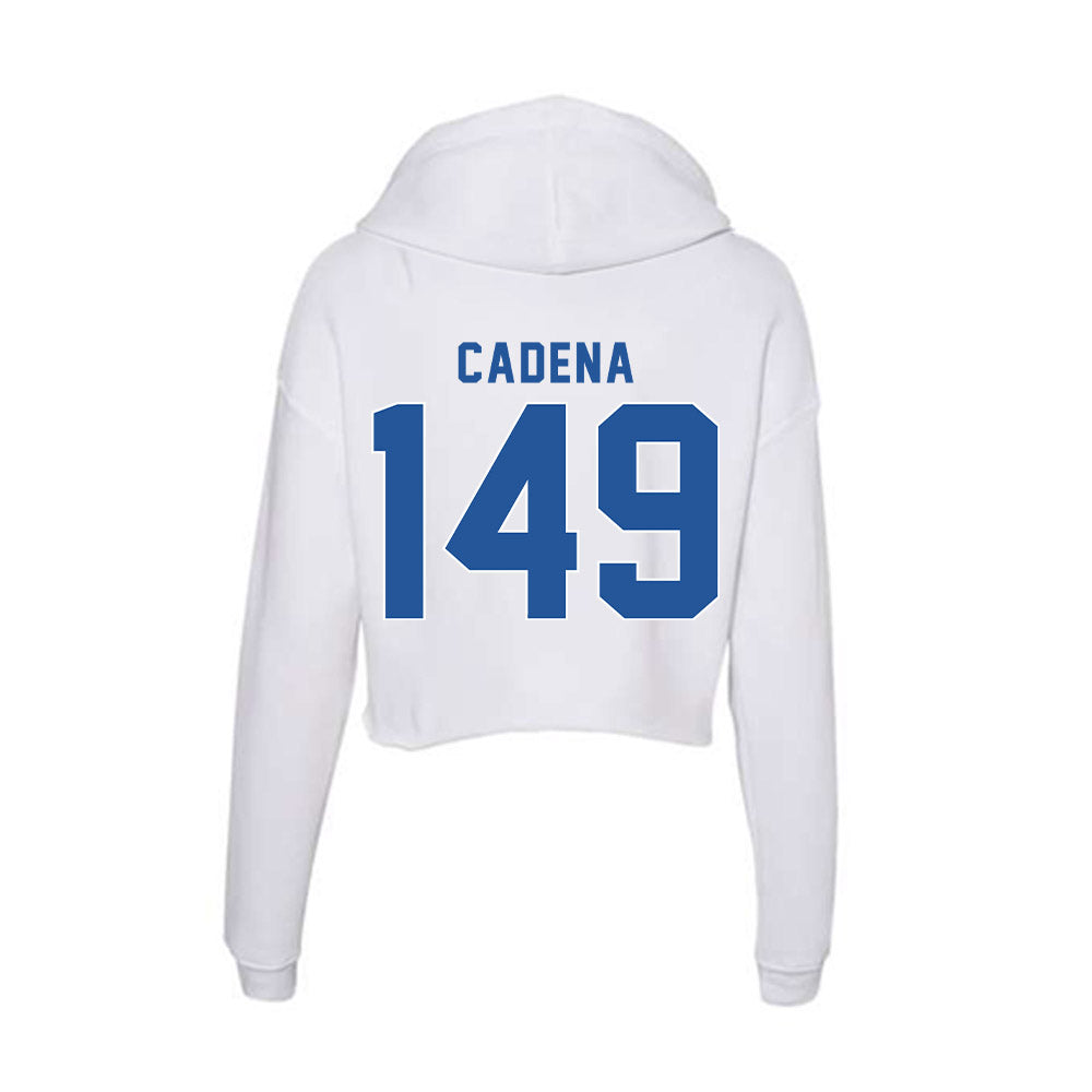 CSU Bakersfield - NCAA Wrestling : Kaileb Cadena - Women's Crop Fleece Hoodie-1