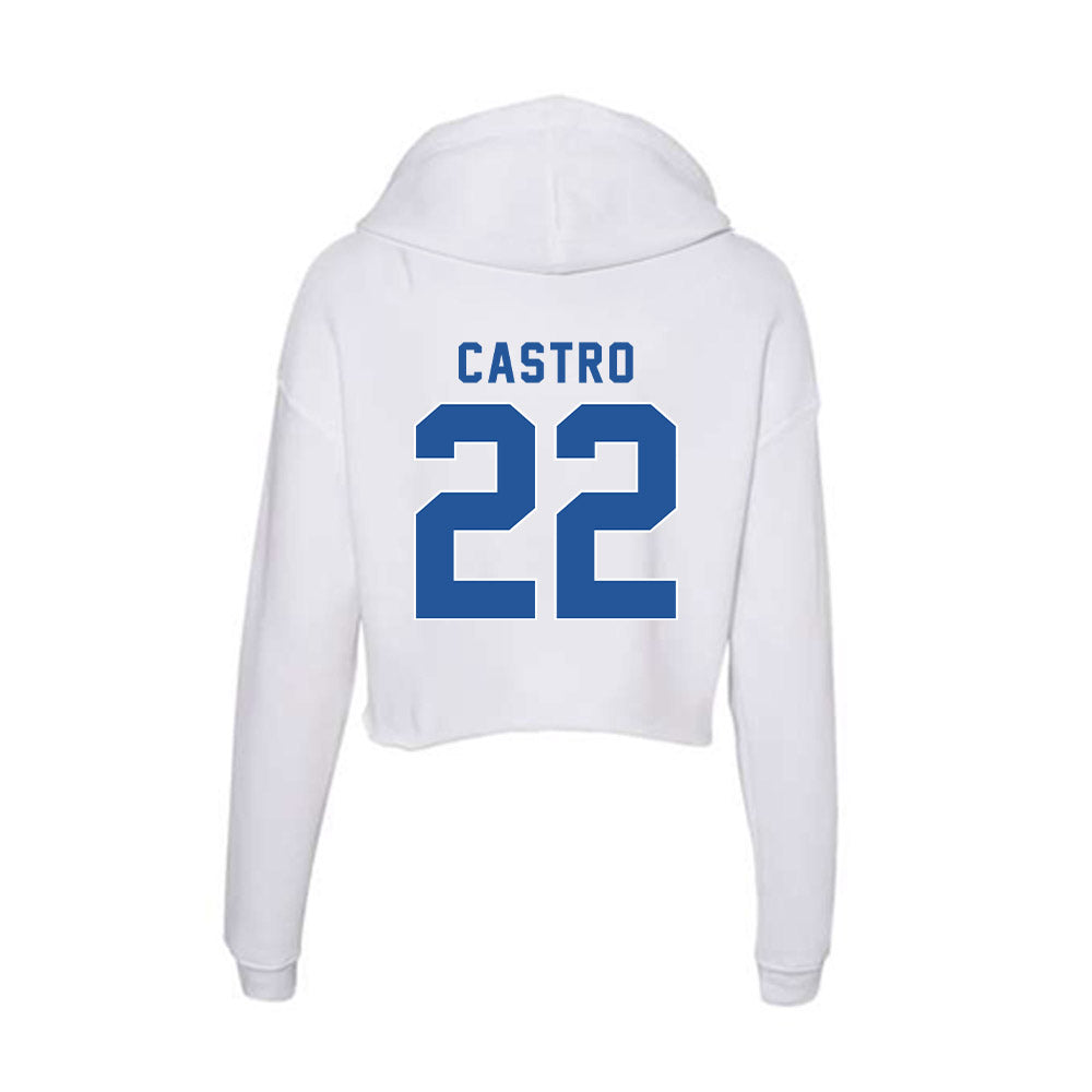 CSU Bakersfield - NCAA Softball : Alexia Castro - Women's Crop Fleece Hoodie-1