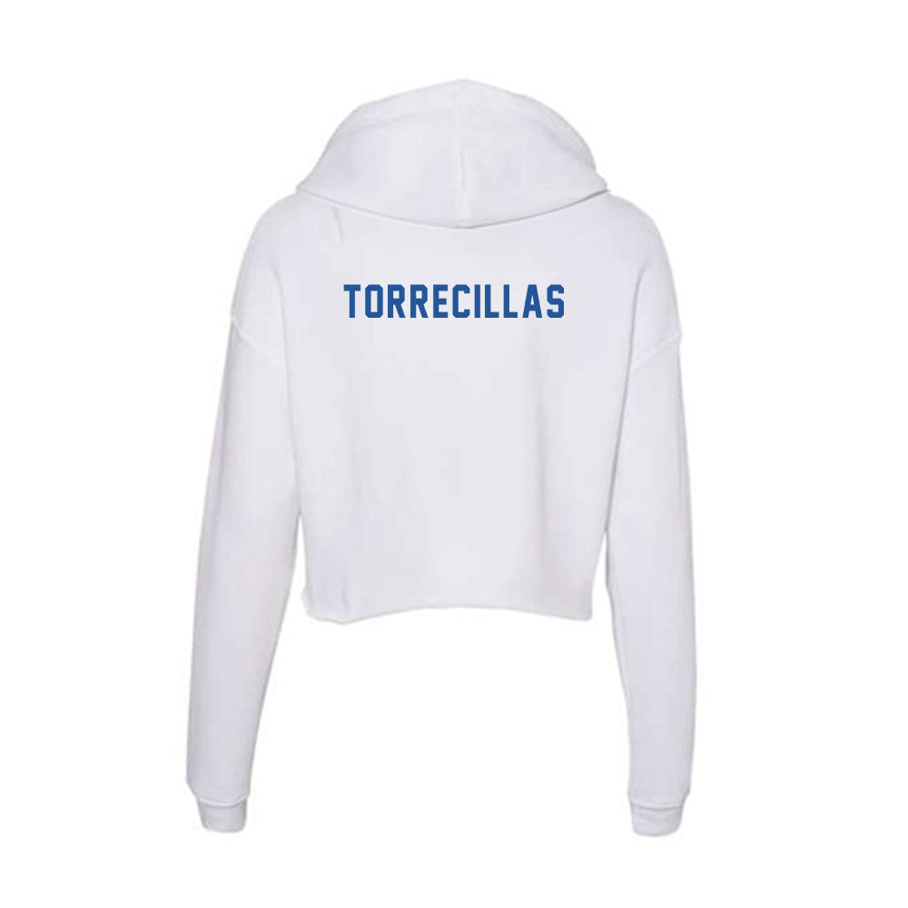 CSU Bakersfield - NCAA Women's Cross Country : Crystal Torrecillas - Women's Crop Fleece Hoodie-1