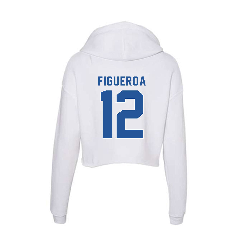 CSU Bakersfield - NCAA Baseball : Ryan Figueroa - Women's Crop Fleece Hoodie-1