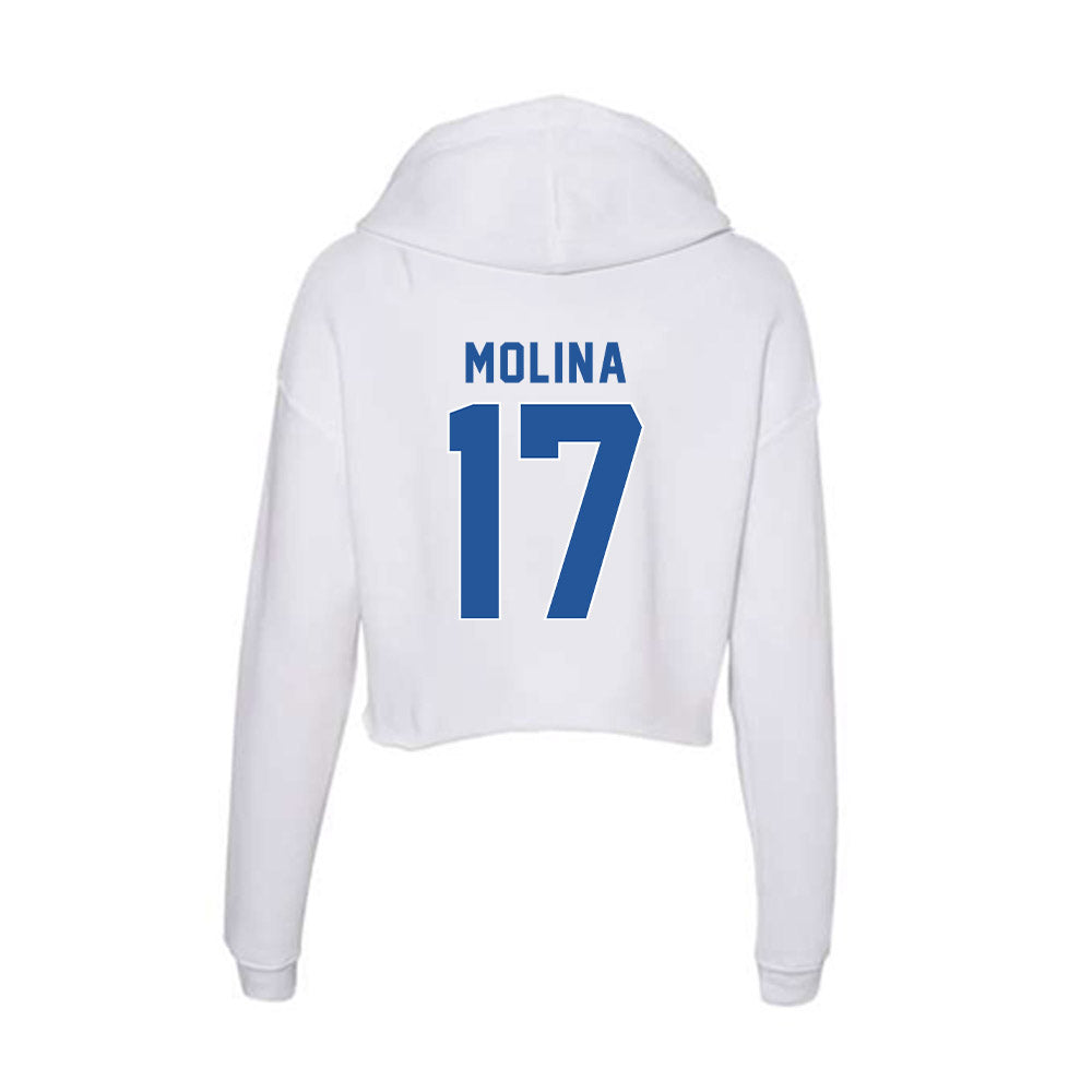 CSU Bakersfield - NCAA Softball : Jocelynn Molina - Women's Crop Fleece Hoodie-1