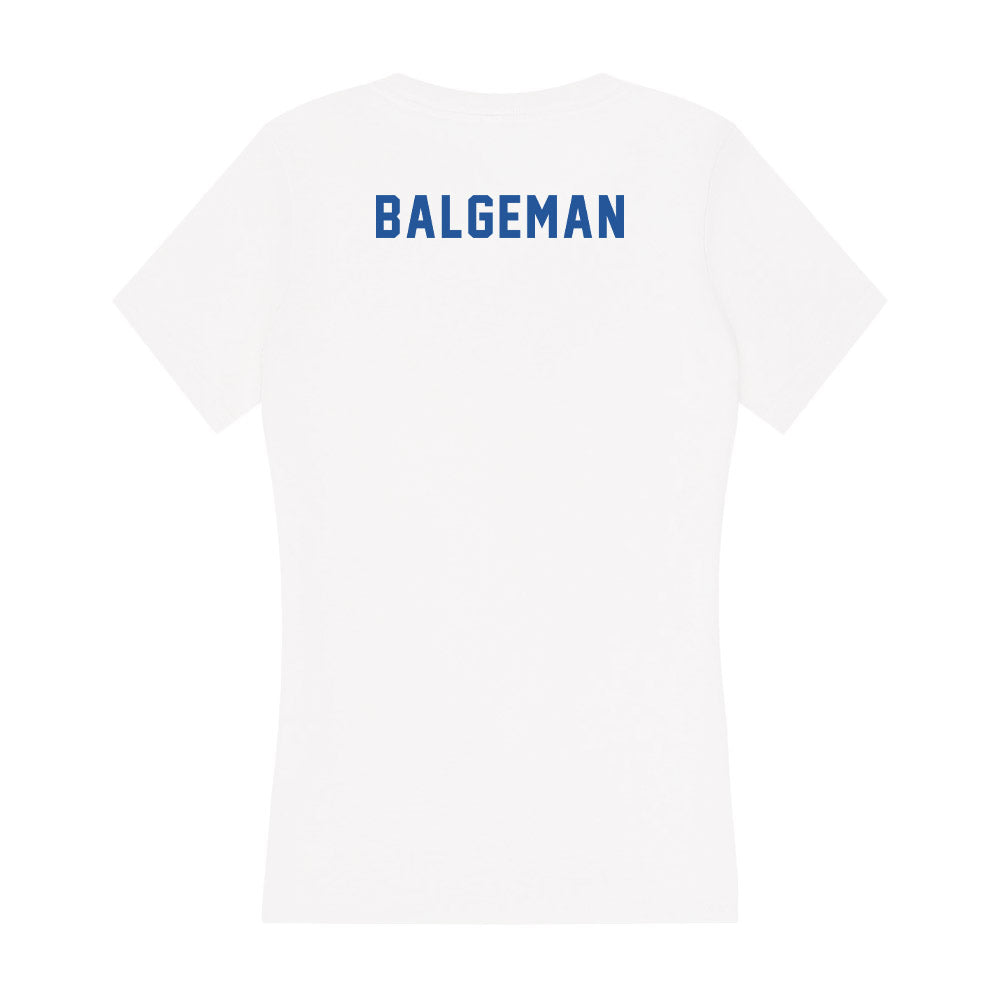CSU Bakersfield - NCAA Men's Track & Field : Tyler Balgeman - Women's V-Neck T-Shirt-1