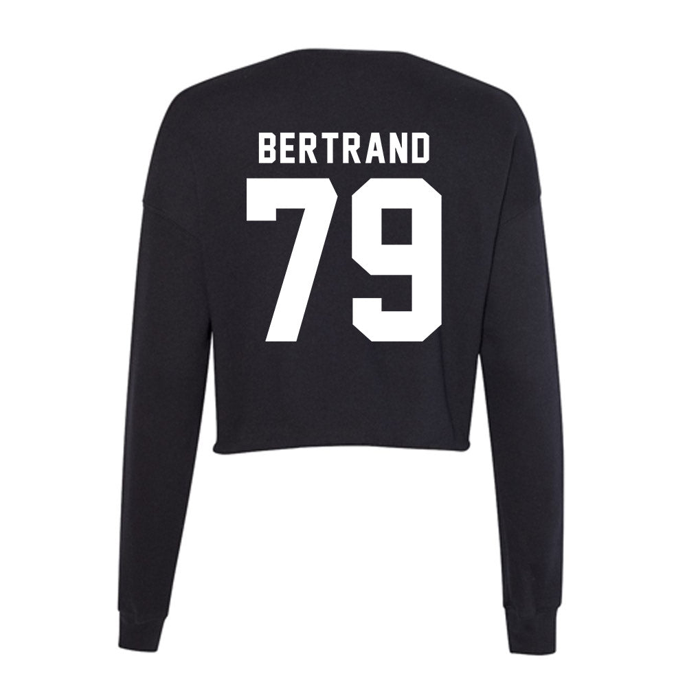 WSU - NCAA Football : Turner Bertrand - Women's Cropped Crew Fleece-1