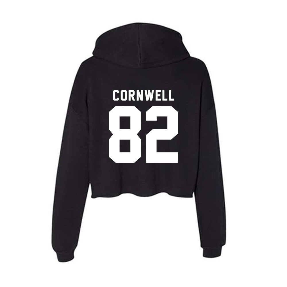 WSU - NCAA Football : Jesiah Cornwell - Women's Crop Fleece Hoodie-1