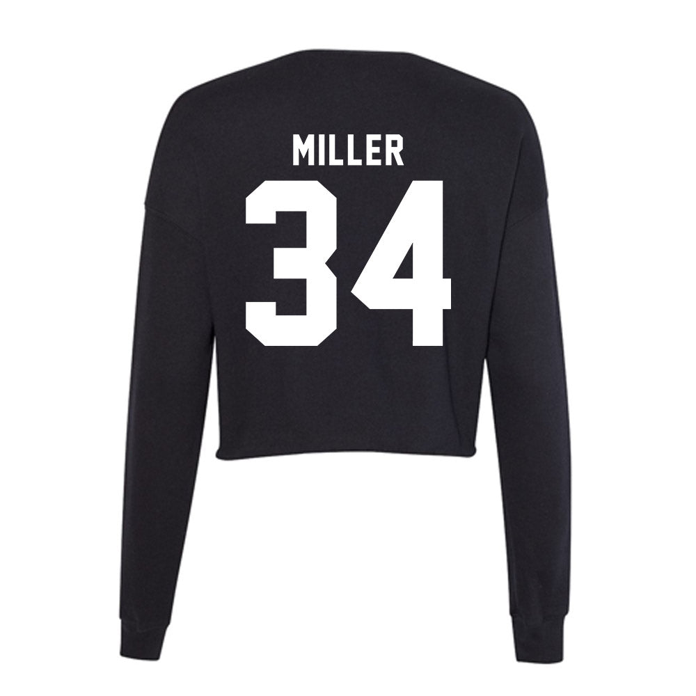 WSU - NCAA Football : Sir Brody Miller - Women's Cropped Crew Fleece-1