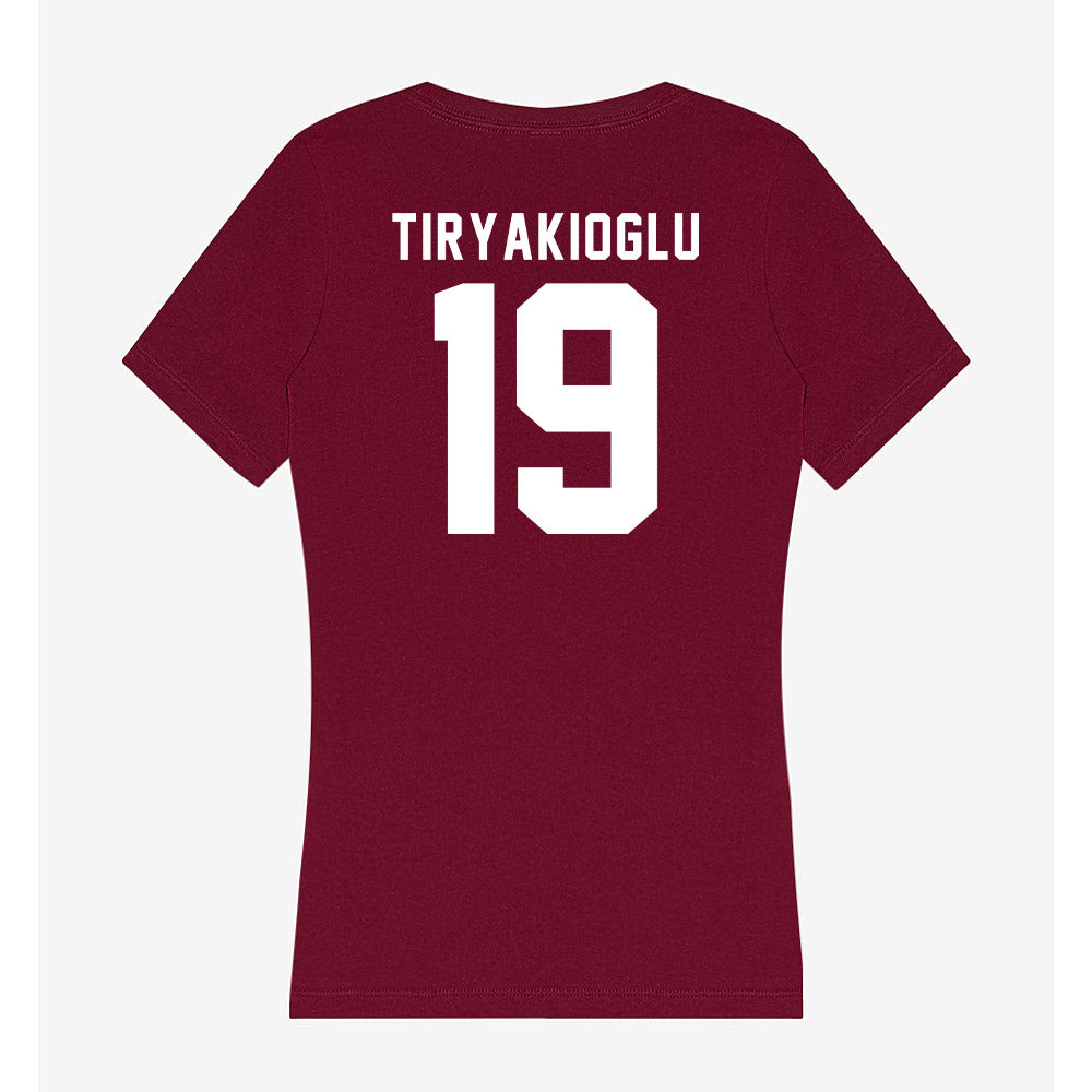 WSU - NCAA Football : Jake Tiryakioglu - Women's V-Neck T-Shirt-1