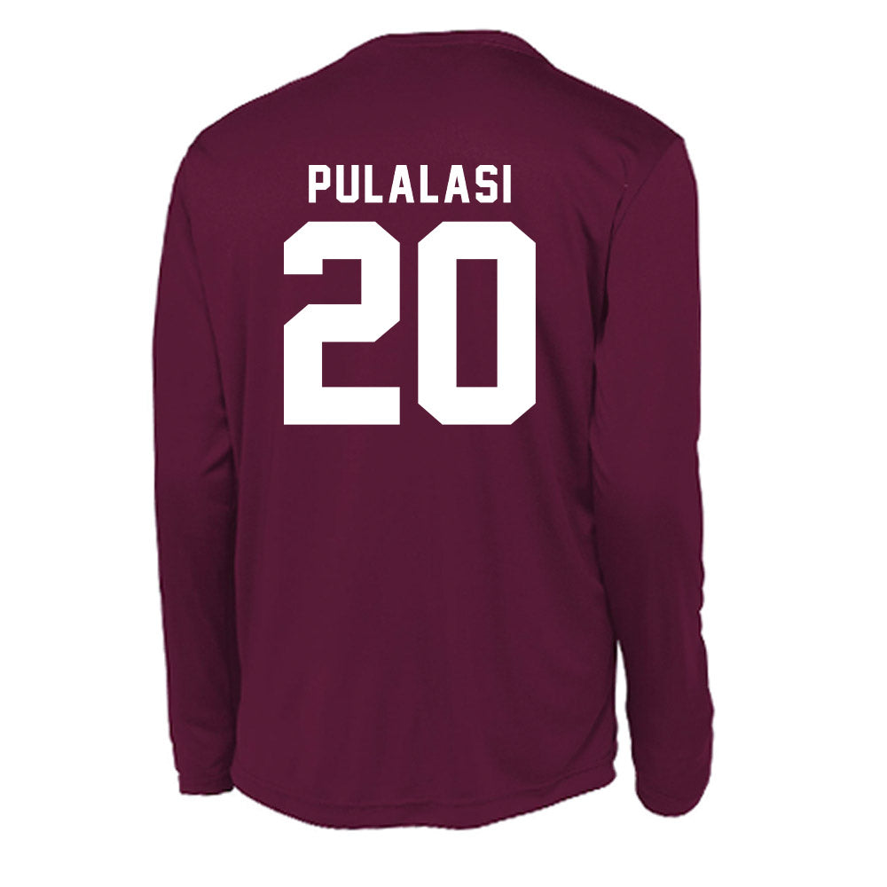 WSU - NCAA Football : Leo Pulalasi - Activewear Long Sleeve T-Shirt