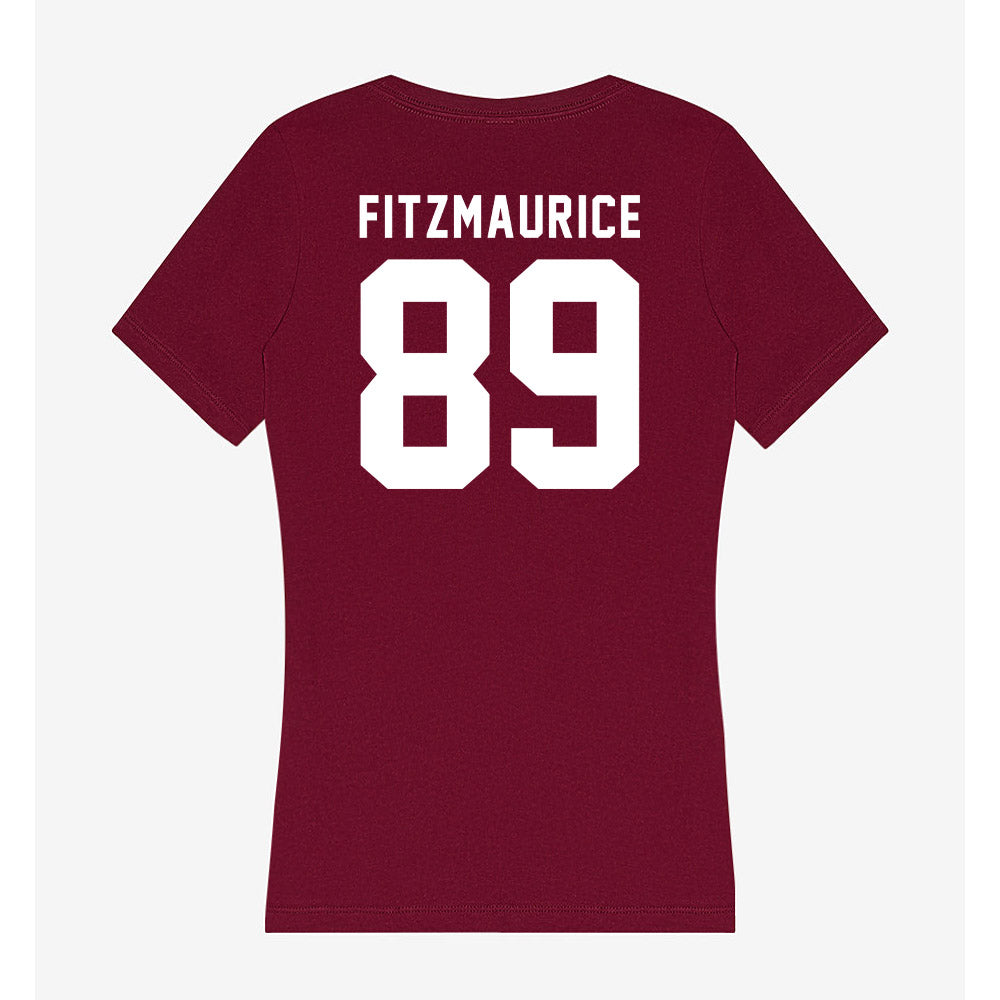 WSU - NCAA Football : Donovan Fitzmaurice - Women's V-Neck T-Shirt-1