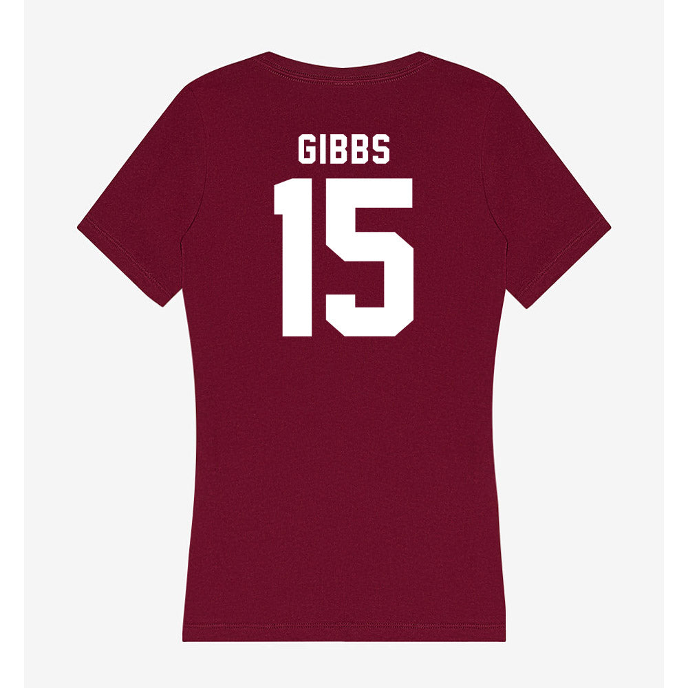 WSU - NCAA Football : Ishmael gibbs - Women's V-Neck T-Shirt-1