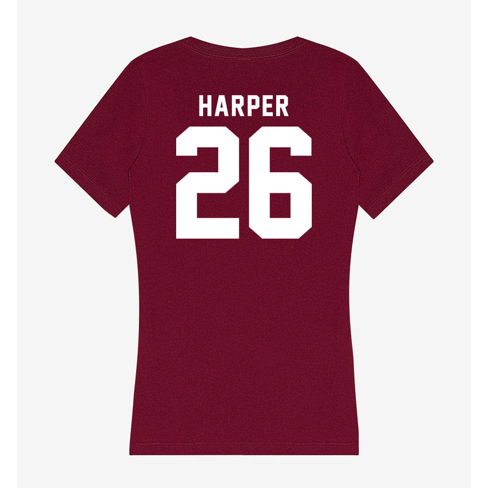 WSU - NCAA Baseball : Owen Harper - Women's V-Neck T-Shirt-1