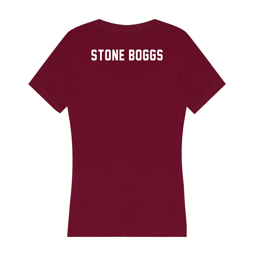 WSU - NCAA Women's Track & Field : Alaina Stone Boggs - Women's V-Neck T-Shirt-1
