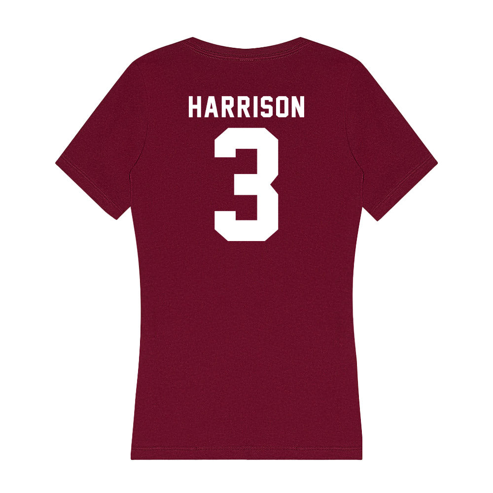 WSU - NCAA Men's Golf : Garrett Harrison - Women's V-Neck T-Shirt-1