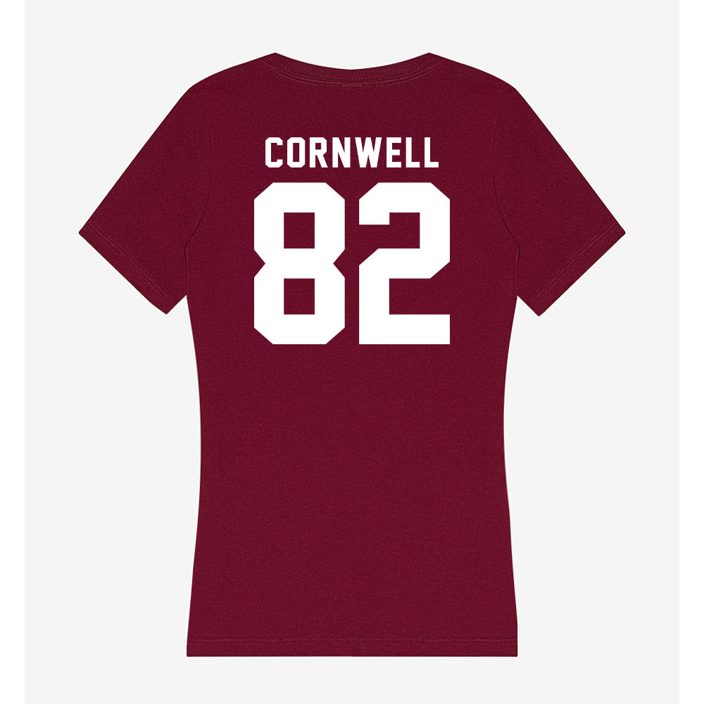 WSU - NCAA Football : Jesiah Cornwell - Women's V-Neck T-Shirt-1