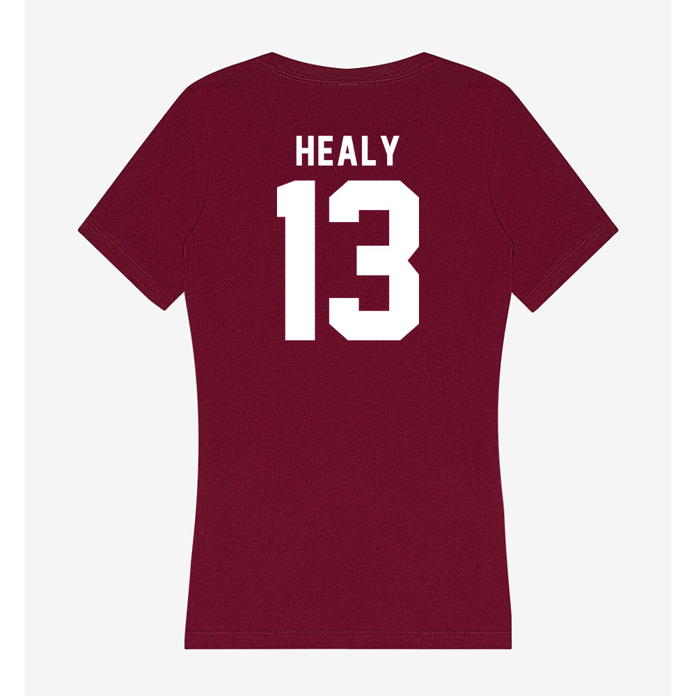 WSU - NCAA Women's Volleyball : Mary Healy - Women's V-Neck T-Shirt-1