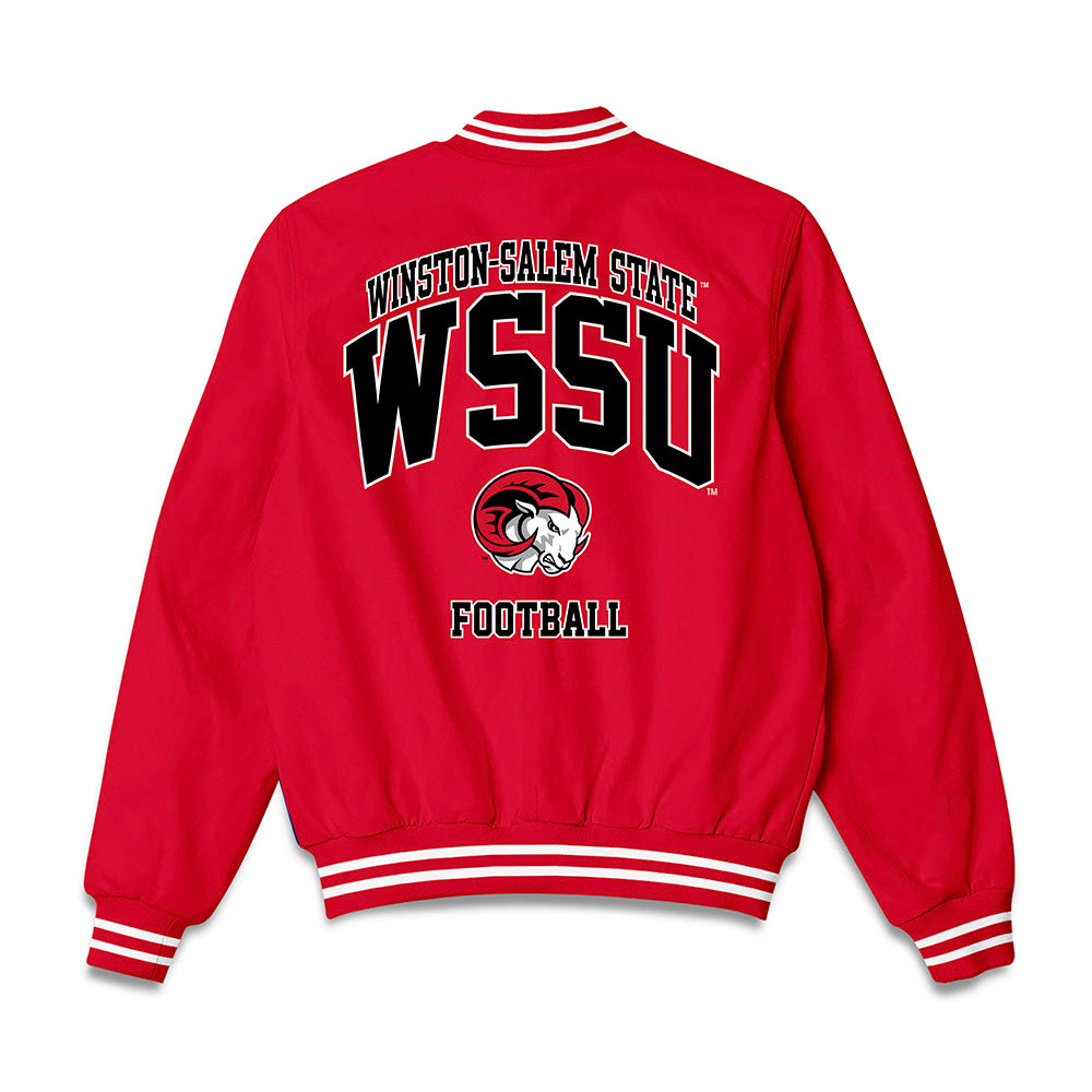 WSSU - NCAA Football : Jaylyn Norris - Bomber Jacket-1