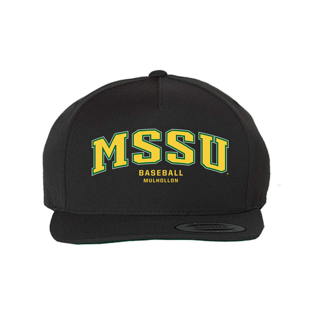 MSSU - NCAA Baseball : Michael Mulhollon - Snapback Hat-0
