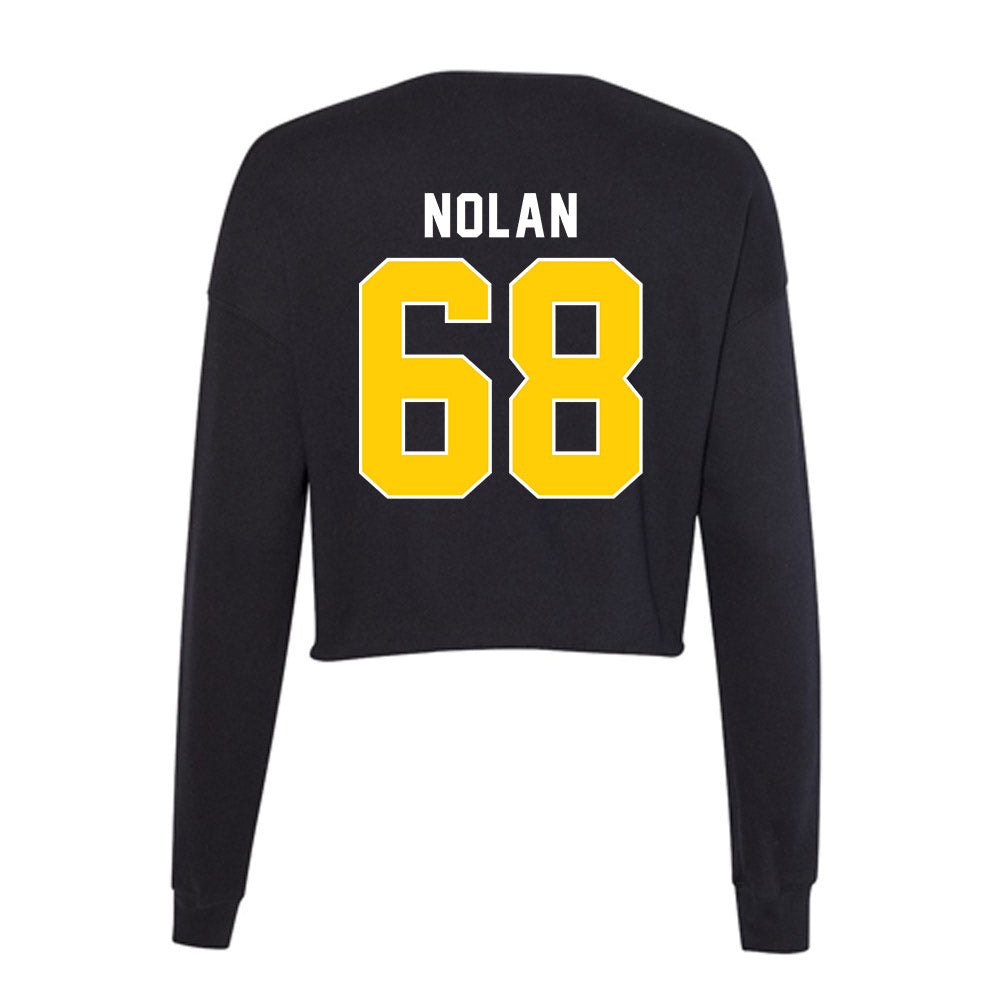 Iowa - NCAA Football : William Nolan - Women's Cropped Crew Fleece-1