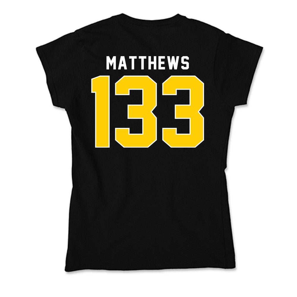 Iowa - NCAA Wrestling : Charles Matthews - Soft Style Women’s T-Shirt-1