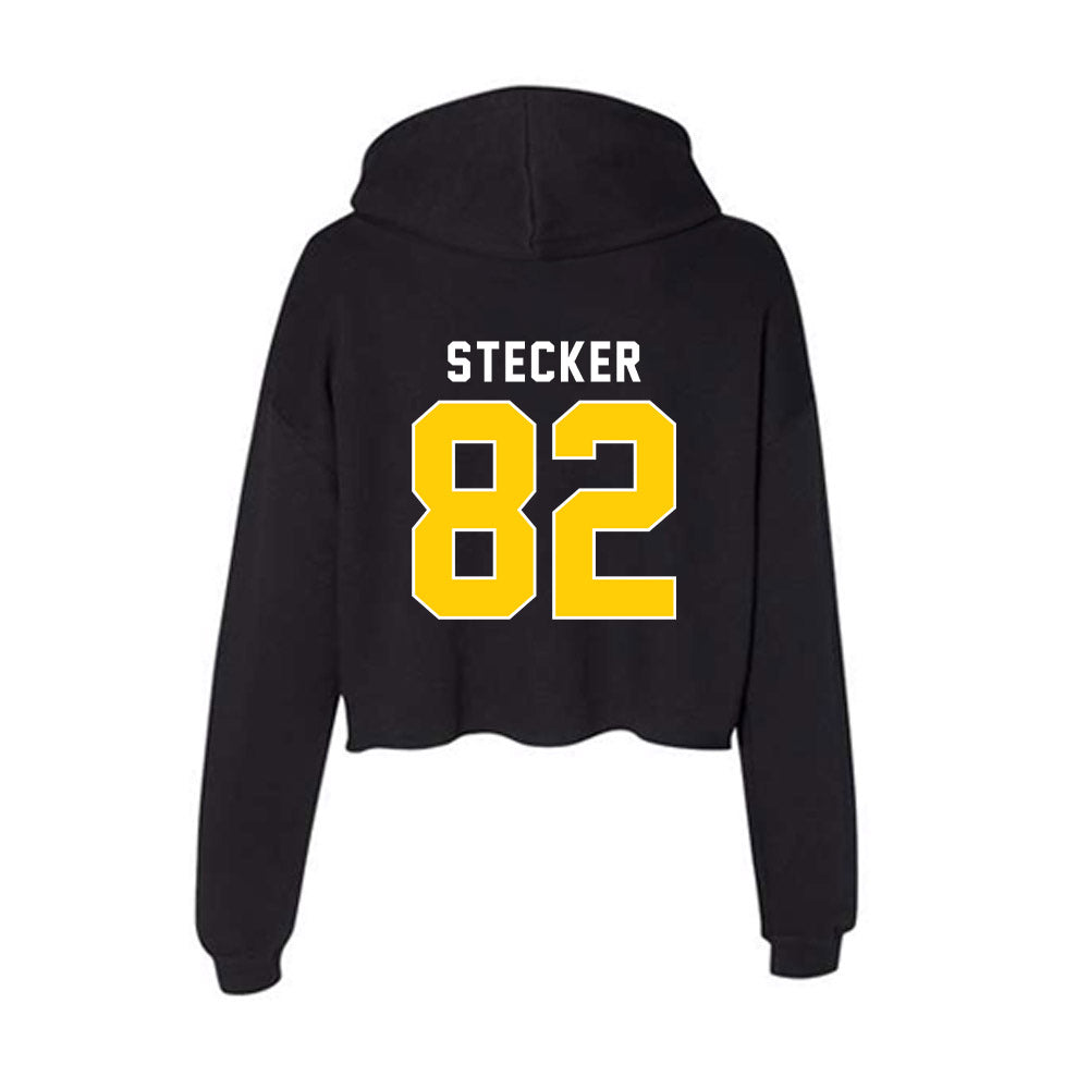 Iowa - NCAA Football : Dylan Stecker - Women's Crop Fleece Hoodie-1