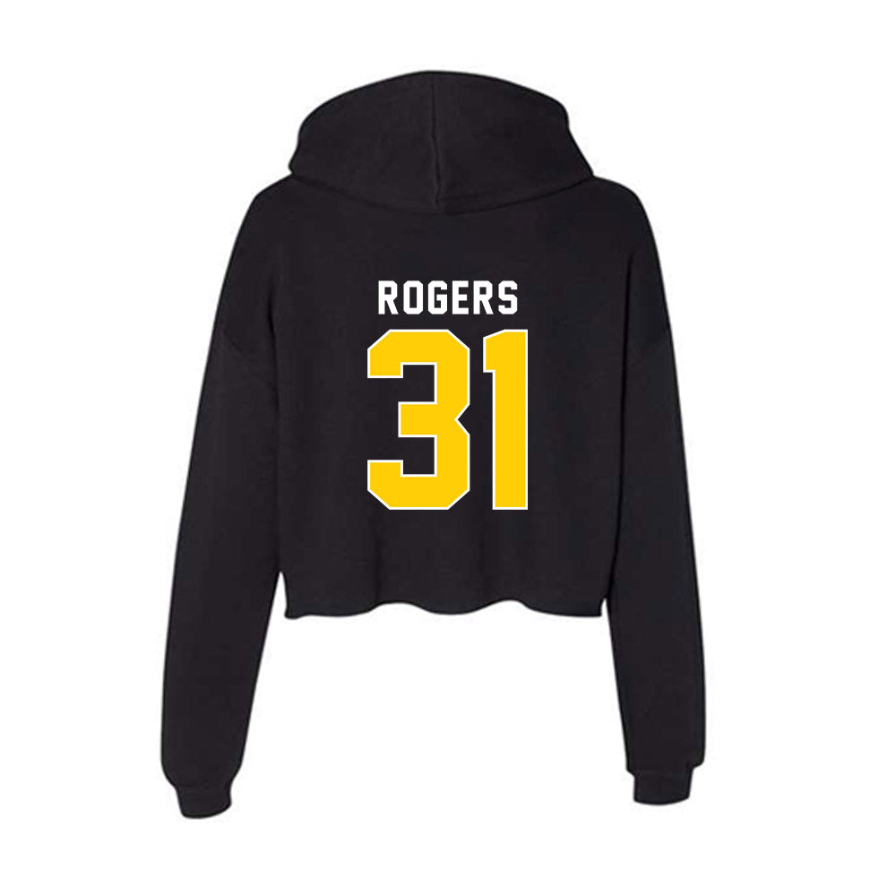 - NCAA Baseball : Daniel Rogers - Women's Crop Fleece Hoodie-1