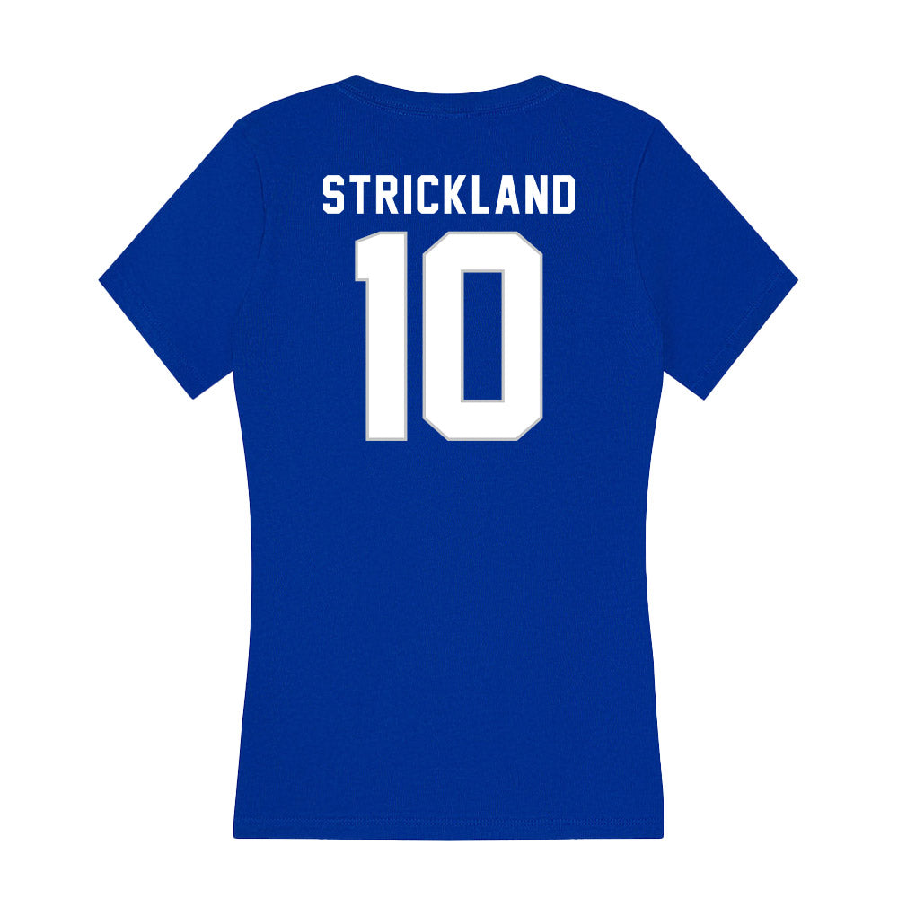Kentucky - NCAA Women's Soccer : Tanner Strickland - Women's V-Neck T-Shirt-1