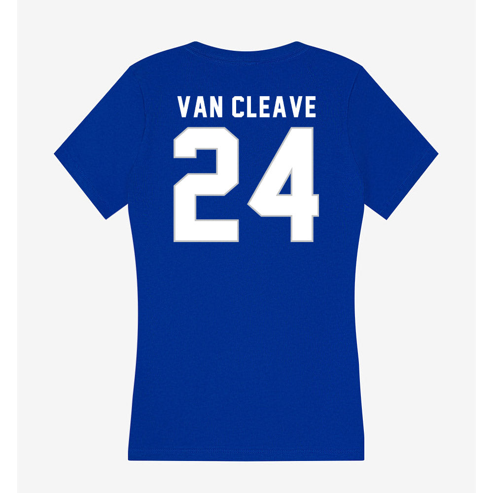Kentucky - NCAA Baseball : Braxton Van Cleave - Women's V-Neck T-Shirt-1