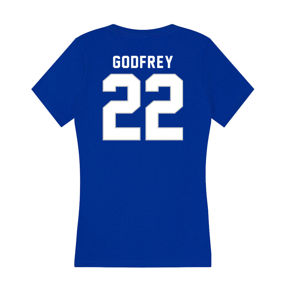 Kentucky - NCAA Football : Grant Godfrey - Women's V-Neck T-Shirt-1