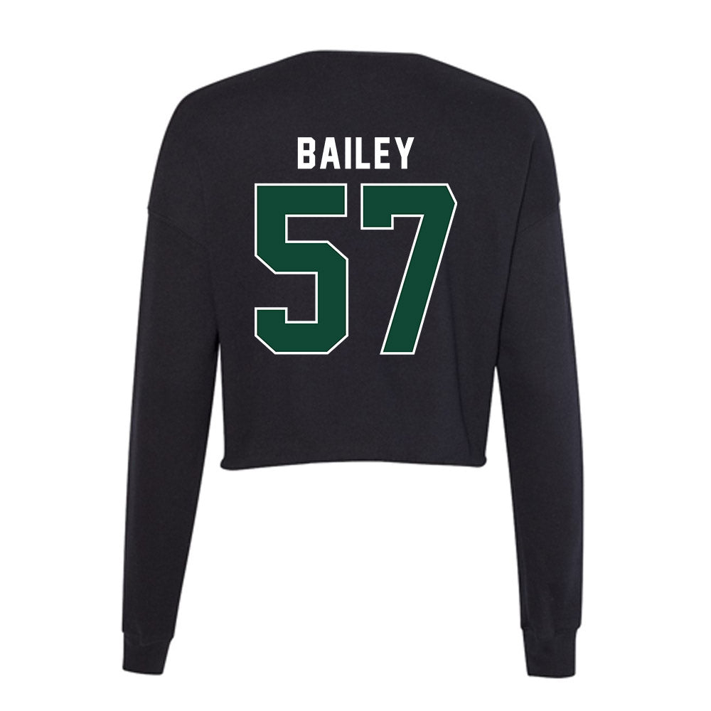 Miami - NCAA Football : Allen Bailey - Women's Cropped Crew Fleece-1