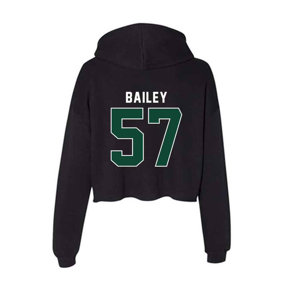 Miami - NCAA Football : Allen Bailey - Women's Crop Fleece Hoodie-1