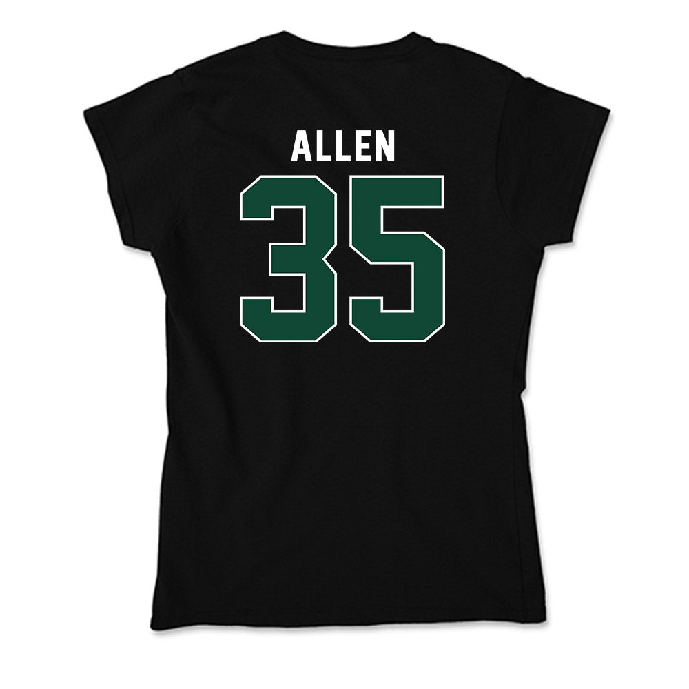 Miami - NCAA Men's Basketball : Dante Allen - Soft Style Women’s T-Shirt-1