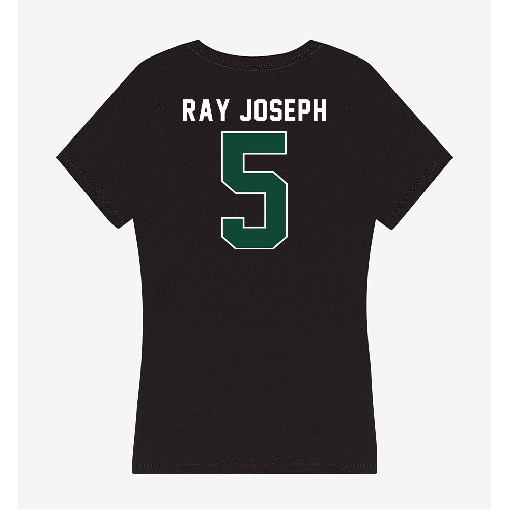 Miami - NCAA Football : Ray Ray Joseph - Women's V-Neck T-Shirt-1