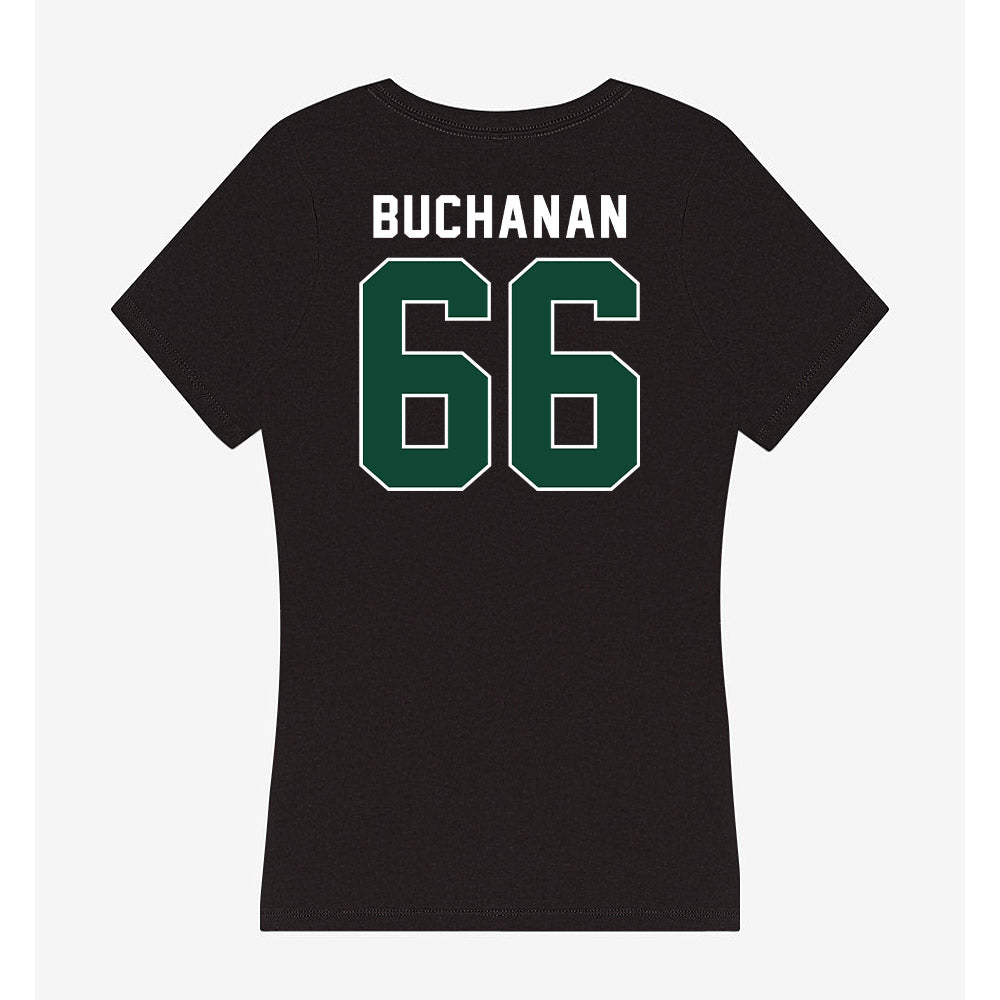 Miami - NCAA Football : Max Buchanan - Women's V-Neck T-Shirt-1