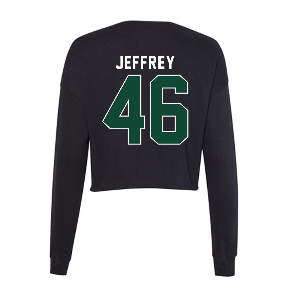 Miami - NCAA Baseball : Donavan Jeffrey - Women's Cropped Crew Fleece-1