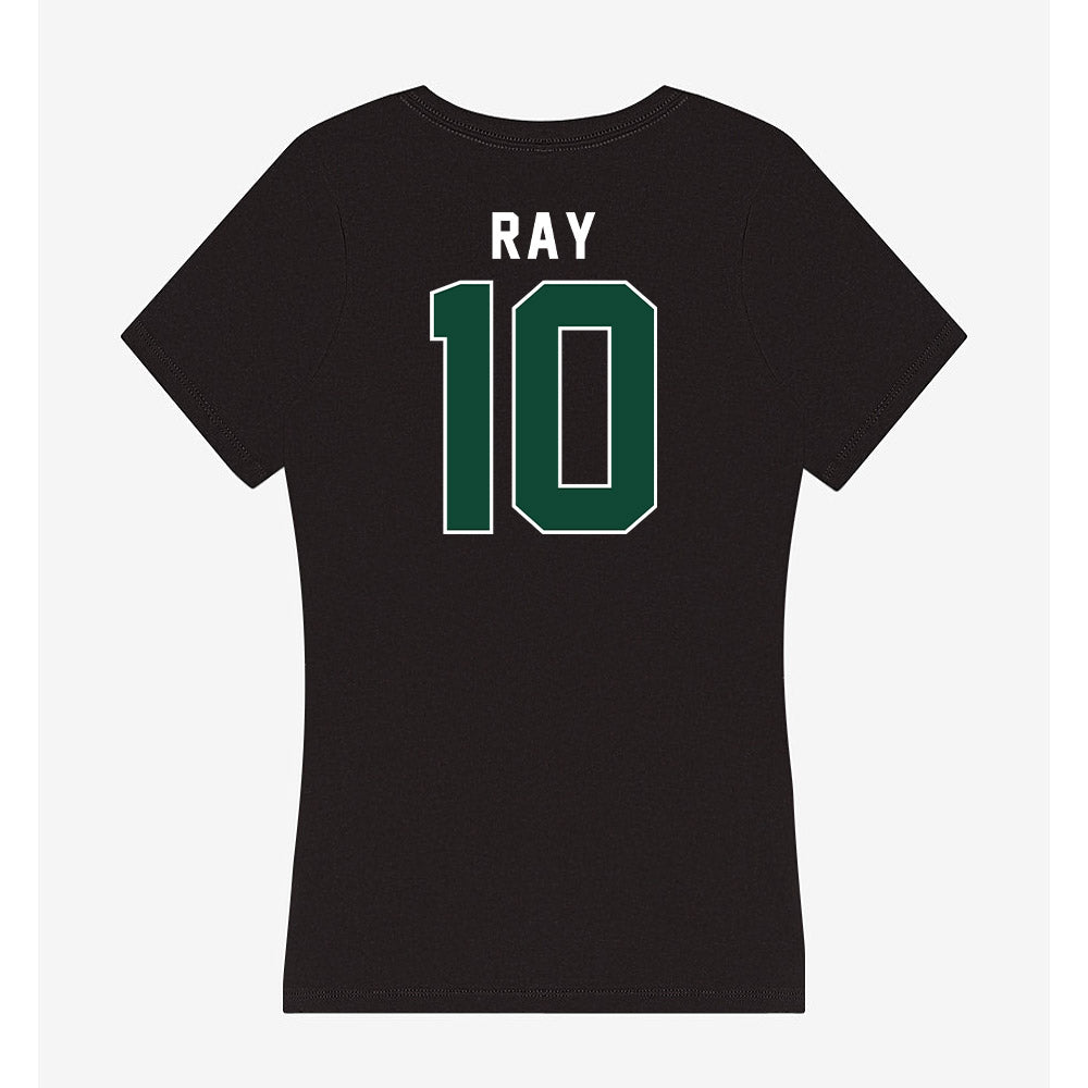 Miami - NCAA Baseball : Aidan Ray - Women's V-Neck T-Shirt-1