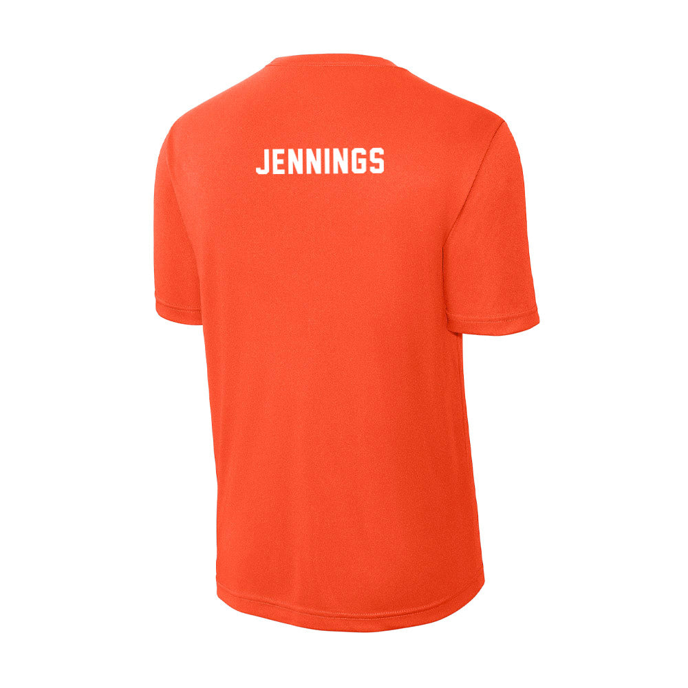 Miami - NCAA Women's Track & Field : Brittney Jennings - Activewear T-Shirt-1