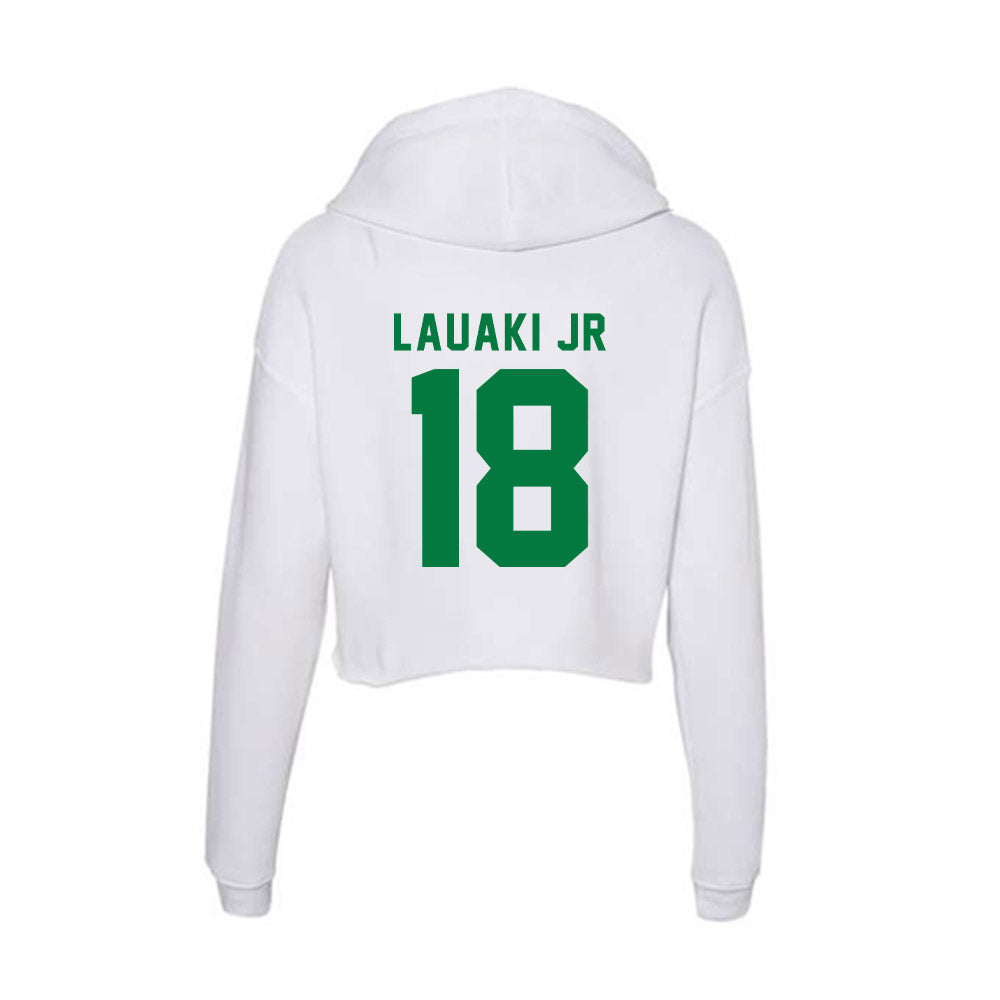 Oregon - NCAA Baseball : Naulivou Lauaki Jr - Women's Crop Fleece Hoodie-1