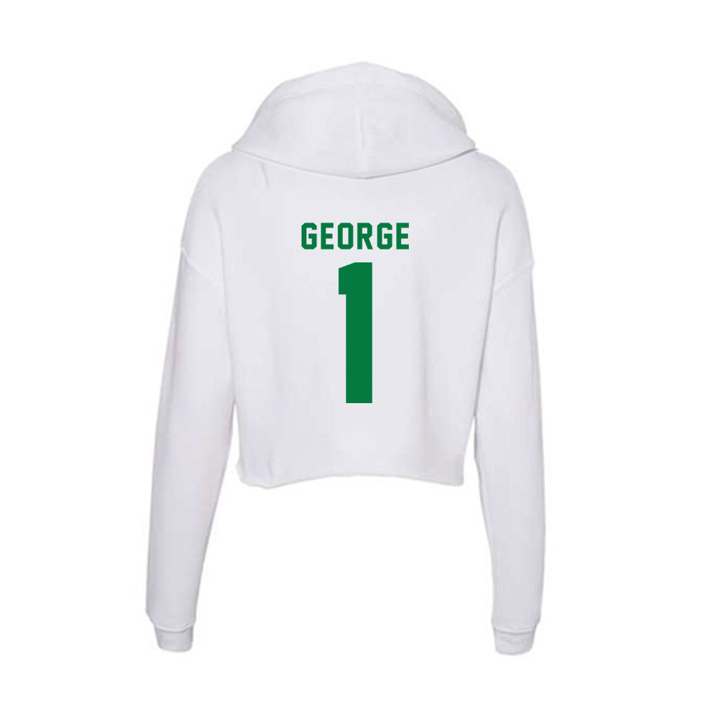 Oregon - NCAA Beach Volleyball : Natasha George - Women's Crop Fleece Hoodie-1