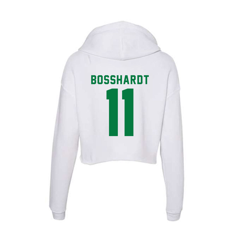 Oregon - NCAA Women's Lacrosse : Keighley Bosshardt - Women's Crop Fleece Hoodie-1