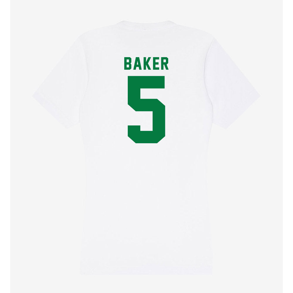 Oregon - NCAA Women's Lacrosse : Hazel Baker - Women's V-Neck T-Shirt-1