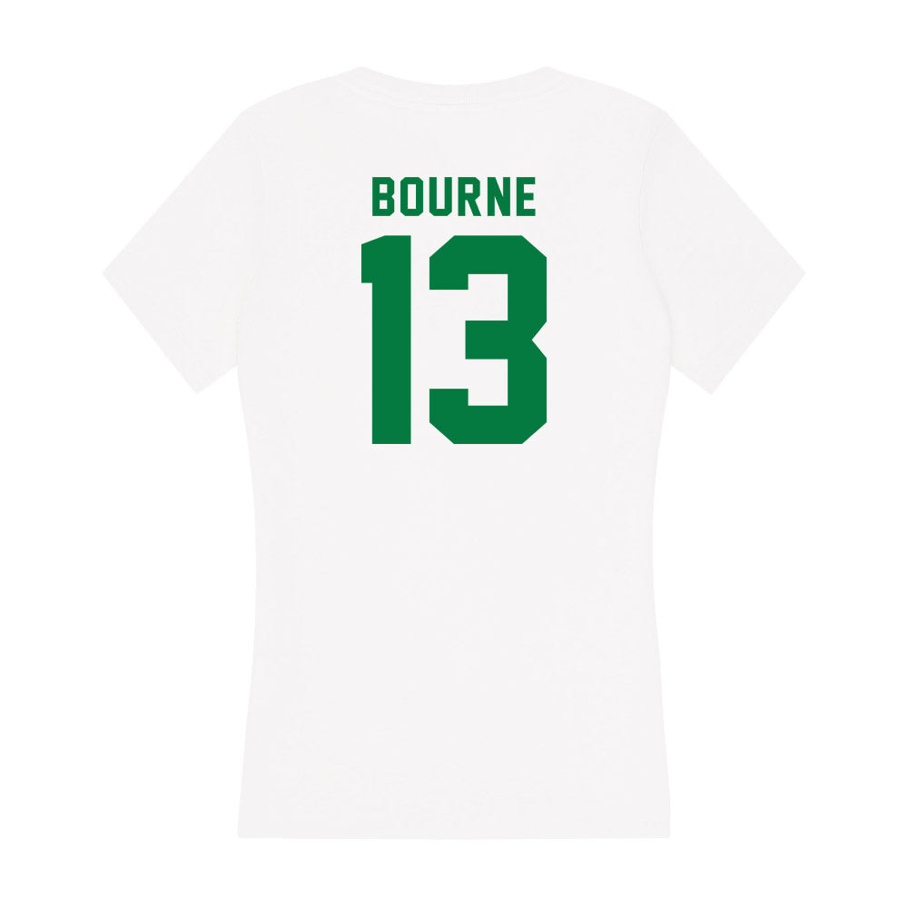 Oregon - NCAA Women's Soccer : Cameron Bourne - Women's V-Neck T-Shirt-1
