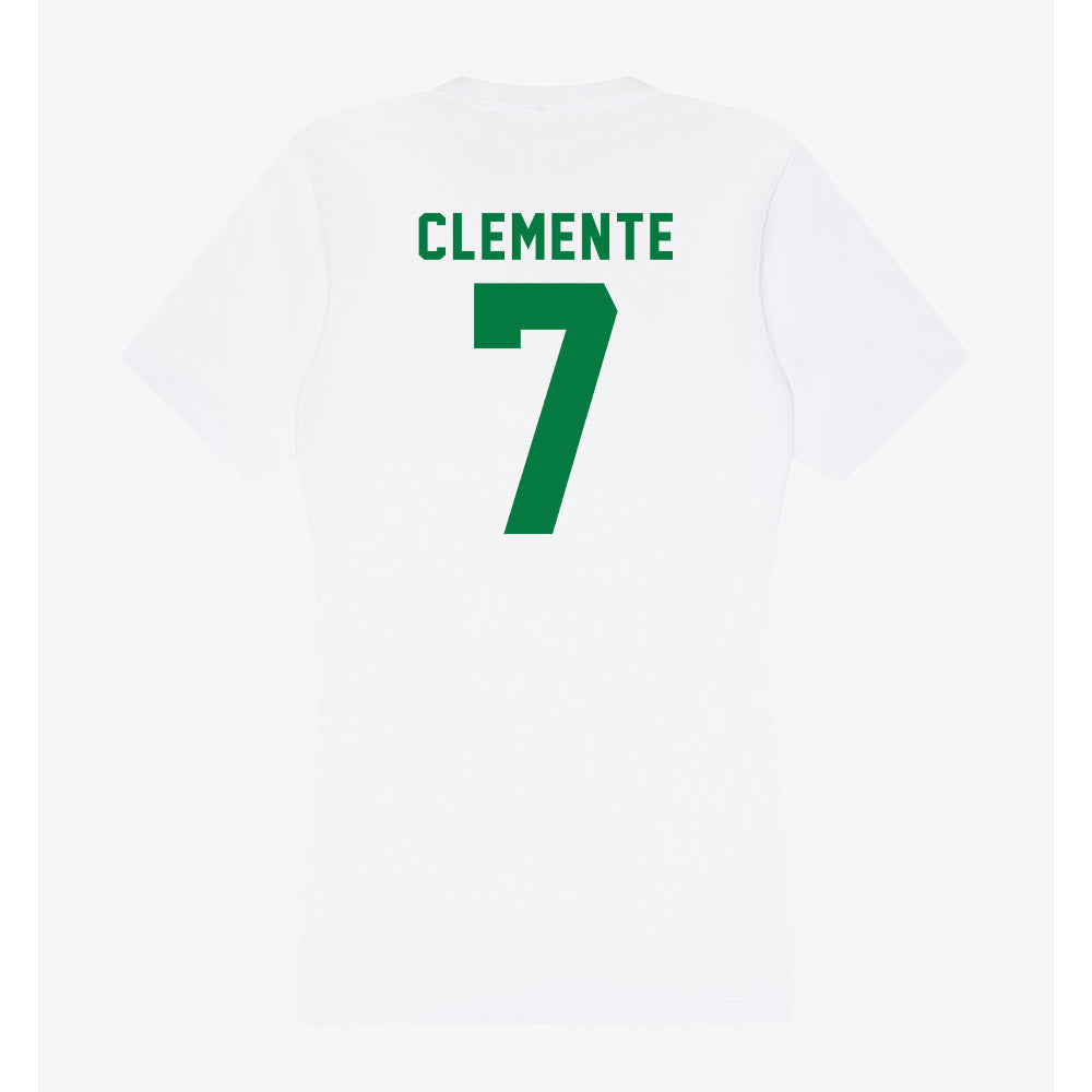 Oregon - NCAA Women's Volleyball : Alanah Clemente - Women's V-Neck T-Shirt-1