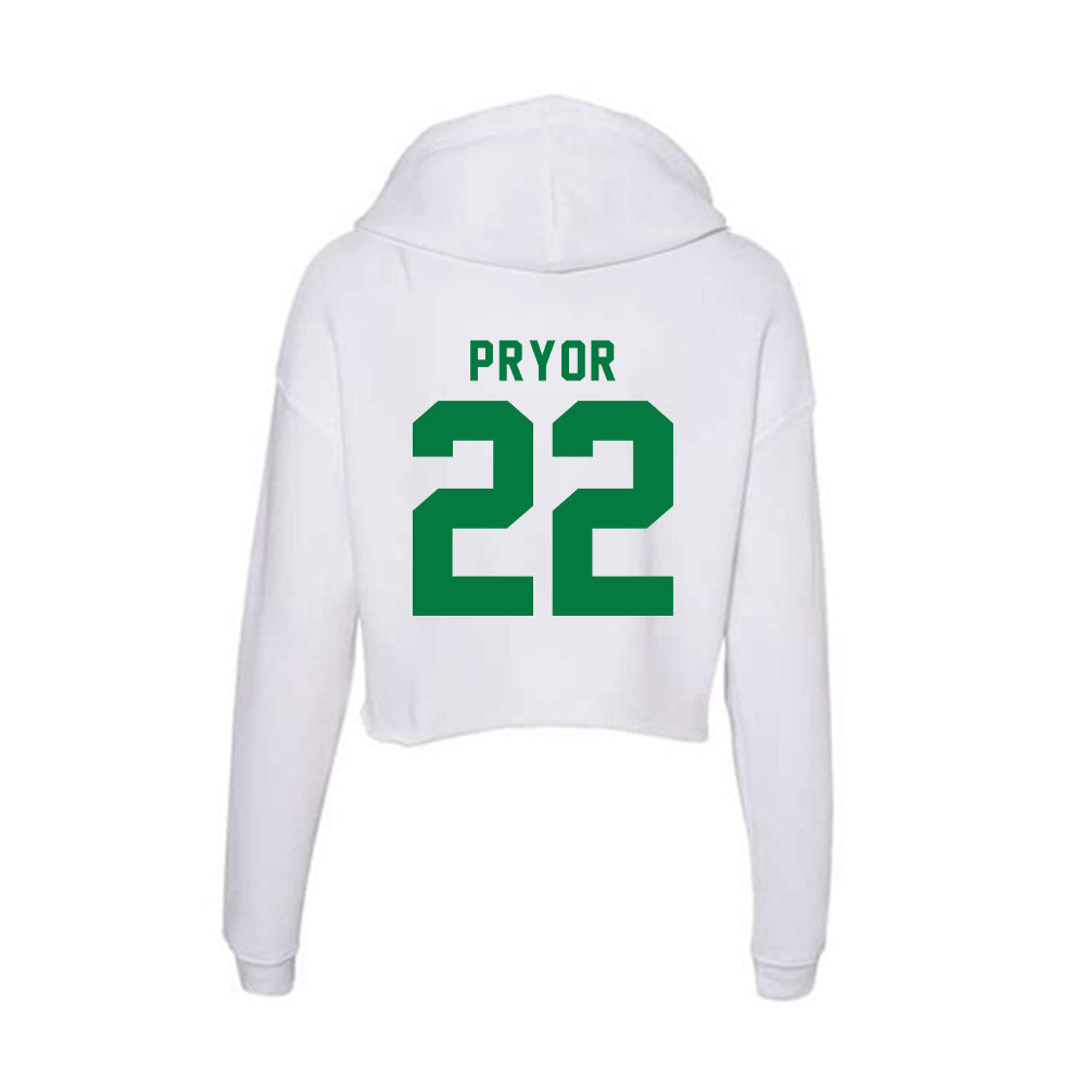 Oregon - NCAA Men's Basketball : Devon Pryor - Women's Crop Fleece Hoodie-1