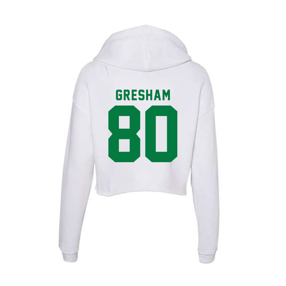 Oregon - NCAA Football : Dillon Gresham - Women's Crop Fleece Hoodie-1