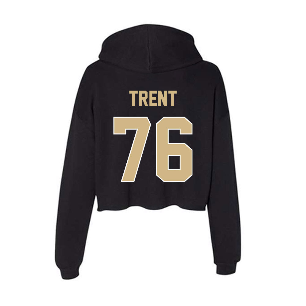 Purdue - NCAA Football : Ethan Trent - Women's Crop Fleece Hoodie-1